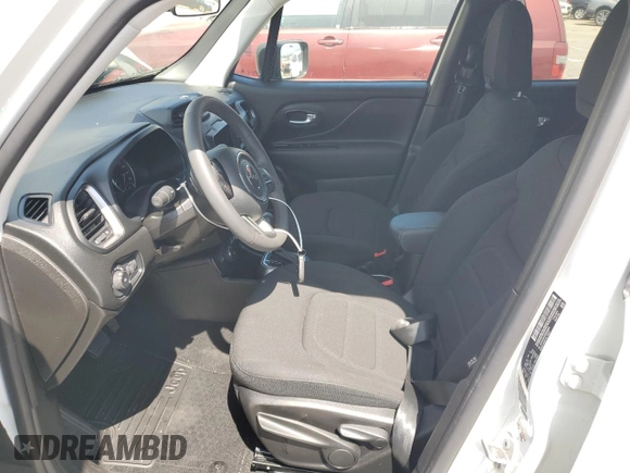 2022 Jeep Renegade Latitude with VIN ZACNJDB12NPN96565, listed as a Copart auction lot 58441965 with 7,162 mi miles and Salvage title. Bid and sale history available at DreamBid. Image 7.