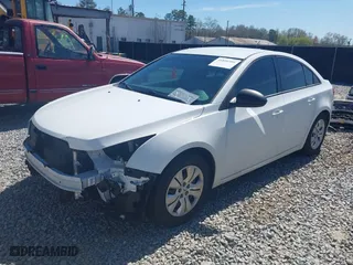 2015 Chevrolet Cruze LS with VIN 1G1PA5SH7F7139286, listed as a IAAI auction lot 41816701 with 91,255 mi miles. Bid and sale history available at carsss.com. Image 2.