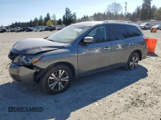 2017 Nissan Pathfinder SL with VIN 5N1DR2MM0HC650033, listed as a Copart auction lot 53584215 with 149,288 mi miles and Salvage title. Bid and sale history available at DreamBid. Image 1.