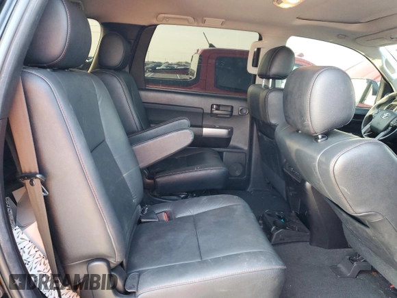 2021 Toyota Sequoia TRD Pro with VIN 5TDEY5B19MS182950, listed as a Copart auction lot 45160465 with 61,759 mi miles and Salvage Title. Bid and sale history available at carsss.com. Image 11.