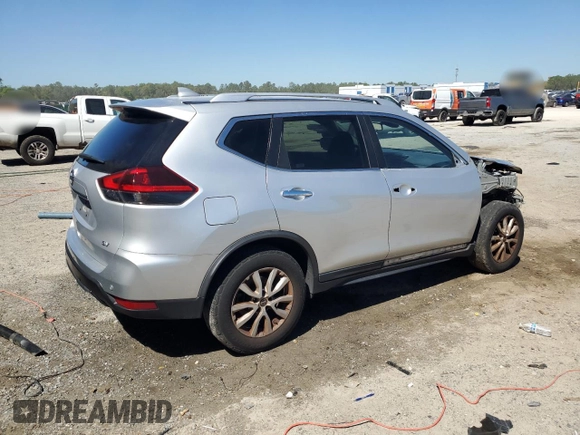 2019 Nissan Rogue SV with VIN KNMAT2MT0KP525548, listed as a Copart auction lot 49007295 with 91,305 mi miles and Non Repairable. Bid and sale history available at DreamBid. Image 3.