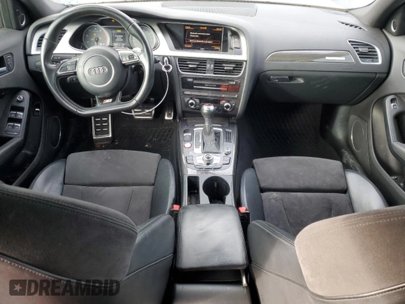 2016 Audi S4 Premium Plus with VIN WAUBGAFL3GA001706, listed as a Copart auction lot 87607535 with 125,466 mi miles and Salvage Title. Bid and sale history available at carsss.com. Image 8.