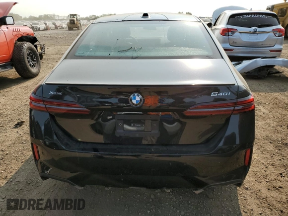 2024 BMW 5 Series 540i xDrive with VIN WBA63FJ06RCR52447, listed as a Copart auction lot 70771024 with 0 mi miles and Salvage Title. Bid and sale history available at carsss.com. Image 6.