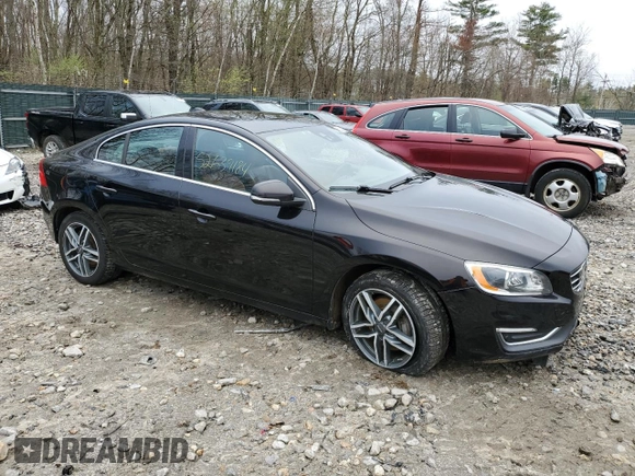 2015 Volvo S60 T5 Platinum with VIN YV1612TMXF1347012, listed as a Copart auction lot 52639184 with 109,005 mi miles and Salvage Title. Bid and sale history available at carsss.com. Image 4.