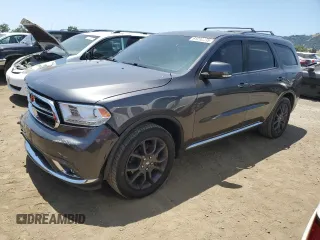 2016 Dodge Durango Limited with VIN 1C4RDHDG0GC330490, listed as a Copart auction lot 61296035 with 126,738 mi miles and Salvage title. Bid and sale history available at DreamBid. Image 1.