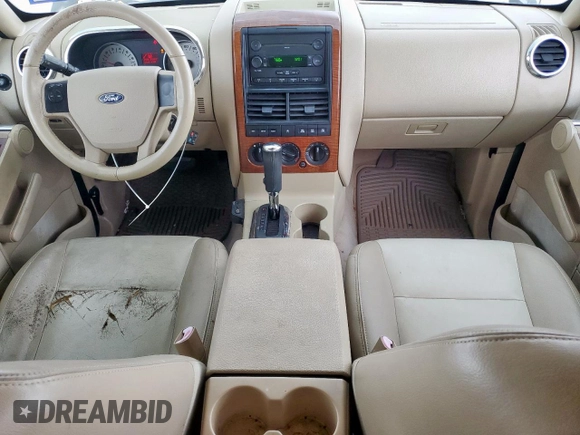 2006 Ford Explorer Eddie Bauer z VIN 1FMEU74E76UA33213, wystawiony jako Copart lot #62322315 z przebiegiem 158 510 mil mil oraz Czysty tytuł • Clean title. Historia ofert i sprzedaży dostępna na DreamBid. Obrazek 8.