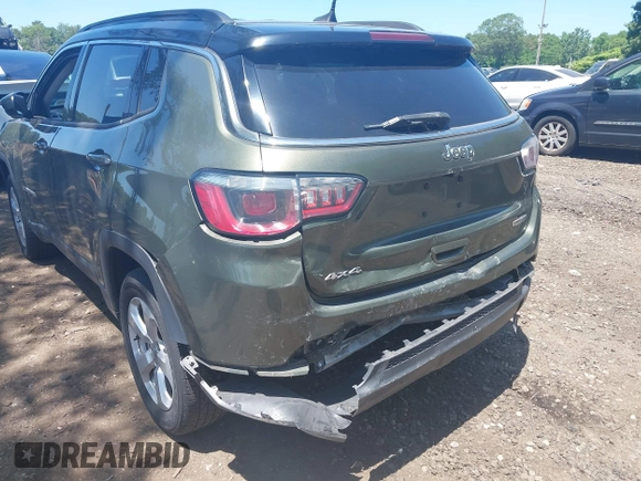 2018 Jeep Compass Latitude with VIN 3C4NJDBB5JT200840, listed as a IAAI auction lot 42557660 with 39,489 mi miles and . Bid and sale history available at DreamBid. Image 6.