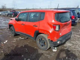 2017 Jeep Renegade Sport with VIN ZACCJBAB6HPG14546, listed as a IAAI auction lot 41488025 with 93,043 mi miles and . Bid and sale history available at carsss.com. Image 3.