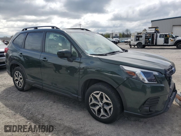 2023 Subaru Forester Premium z VIN JF2SKADCXPH469719, wystawiony jako Copart lot #56318445 z przebiegiem 34 547 mil mil oraz Szkoda całkowita • Salvage title. Historia ofert i sprzedaży dostępna na DreamBid. Obrazek 4.