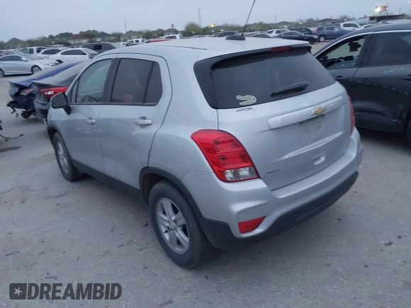 2020 Chevrolet Trax LS with VIN 3GNCJKSBXLL296356, listed as a IAAI auction lot 41770466 with 68,702 mi miles and . Bid and sale history available at DreamBid. Image 3.