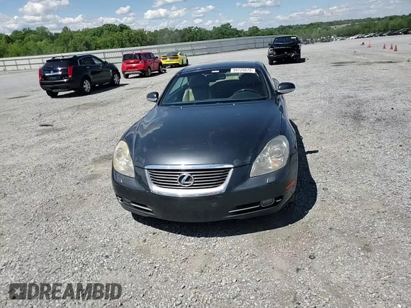 2006 Lexus SC 430 with VIN JTHFN48Y369001045, listed as a Copart auction lot 55725575 with 185,164 mi miles and Salvage title. Bid and sale history available at DreamBid. Image 13.