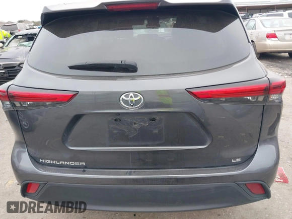 2023 Toyota Highlander L with VIN 5TDKDRAH0PS015840, listed as a IAAI auction lot 41537337 with 31,525 mi miles and . Bid and sale history available at DreamBid. Image 16.