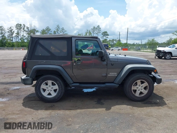 2016 Jeep Wrangler Black Bear with VIN 1C4AJWAGXGL258874, listed as a IAAI auction lot 42497153 with 93,294 mi miles and . Bid and sale history available at DreamBid. Image 13.