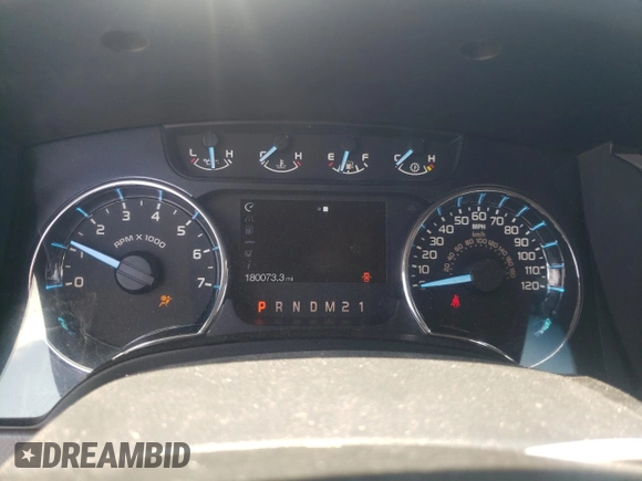 2011 Ford F-150 XL with VIN 1FTEX1EM0BFC72857, listed as a Copart auction lot 61140985 with 180,073 mi miles and Salvage title. Bid and sale history available at DreamBid. Image 9.