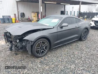 2020 Ford Mustang EcoBoost with VIN 1FA6P8TH6L5147913, listed as a IAAI auction lot 41427938 with 83,155 mi miles. Bid and sale history available at carsss.com. Image 2.