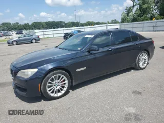 2012 BMW 7 Series 750Li xDrive with VIN WBAKC8C51CDZ19103, listed as a Copart auction lot 63241085 with 169,378 mi miles and Salvage title. Bid and sale history available at DreamBid. Image 1.