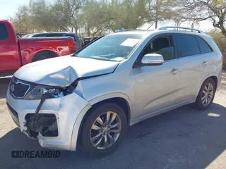 2012 Kia Sorento SX with VIN 5XYKW4A23CG234758, listed as a IAAI auction lot 41771798 with 210,143 mi miles. Bid and sale history available at carsss.com. Image 6.