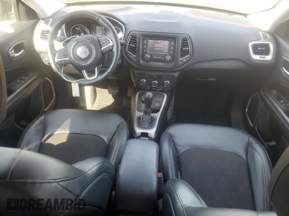 2017 Jeep Compass Latitude with VIN 3C4NJDBB3HT651453, listed as a Copart auction lot 48102715 with 69,410 mi miles and Salvage Title. Bid and sale history available at carsss.com. Image 8.