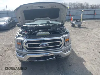 2023 Ford F-150 XL with VIN 1FTFW1E82PKF84459, listed as a IAAI auction lot 41649953 with 17,685 mi miles and . Bid and sale history available at carsss.com. Image 10.