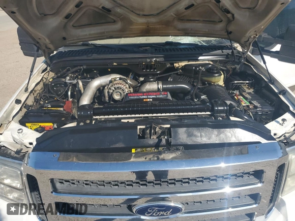 2005 Ford F-250 XL with VIN 1FTSW20P85EA09605, listed as a Copart auction lot 48584835 with 285,117 mi miles and Salvage Title. Bid and sale history available at DreamBid. Image 12.