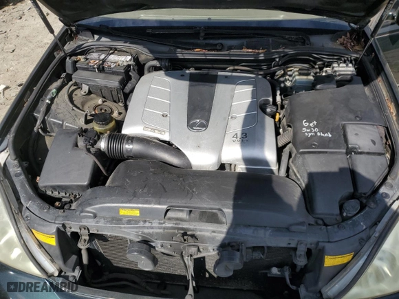 2001 Lexus LS 430 with VIN JTHBN30FX10017193, listed as a Copart auction lot 51249555 with 280,238 mi miles and Clean Title. Bid and sale history available at carsss.com. Image 11.