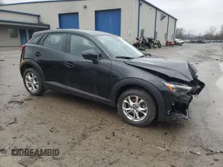 2019 Mazda CX-3 Sport with VIN JM1DKFB76K0410555, listed as a Copart auction lot 46980885 with 12,434 mi miles and Salvage Title. Bid and sale history available at DreamBid. Image 4.