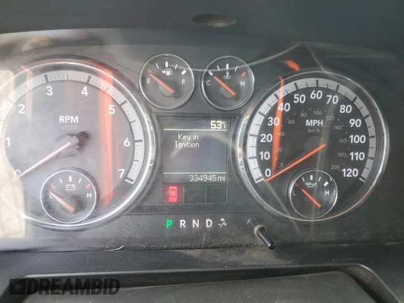 2011 Ram 2500 SLT with VIN 3D7TT2CT3BG566101, listed as a Copart auction lot 49774985 with 334,945 mi miles and Salvage title. Bid and sale history available at DreamBid. Image 9.