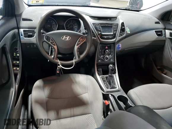 2015 Hyundai Elantra SE with VIN 5NPDH4AE7FH582461, listed as a Copart auction lot 51911745 with 49,610 mi miles and Salvage Title. Bid and sale history available at carsss.com. Image 8.