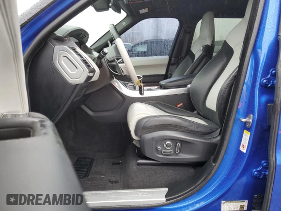 2019 Land Rover Range Rover Sport SVR with VIN SALWZ2SE2KA814838, listed as a Copart auction lot 45405035 with 74,674 mi miles and Salvage Title. Bid and sale history available at DreamBid. Image 7.