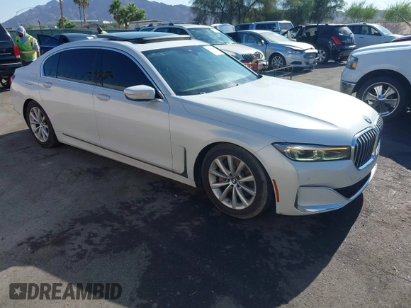2020 BMW 7 Series 740i with VIN WBA7T2C0XLGL17774, listed as a IAAI auction lot 42278067 with 100,465 mi miles and . Bid and sale history available at DreamBid. Image 1.