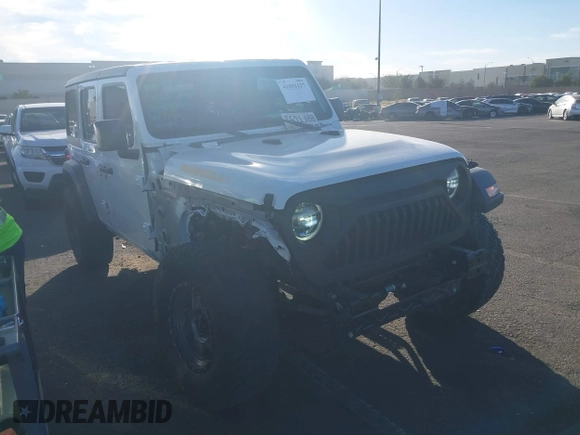 2020 Jeep Wrangler Unlimited Sport S z VIN 1C4HJXDG7LW201699, wystawiony jako IAAI lot #41651137 z przebiegiem 66 777 mil mil oraz . Historia ofert i sprzedaży dostępna na DreamBid. Obrazek 14.