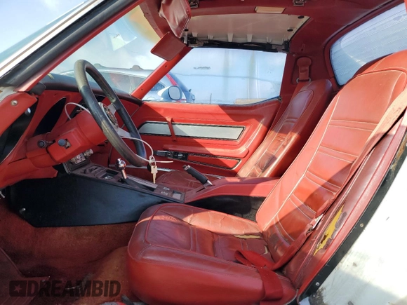 1977 Chevrolet Corvette with VIN 1Z37L7S435042, listed as a Copart auction lot 44217135 with 72,182 mi miles and Clean title. Bid and sale history available at DreamBid. Image 7.