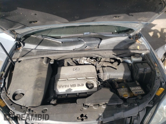 2004 Lexus RX 330 with VIN JTJGA31U540018950, listed as a Copart auction lot 53988525 with 268,767 mi miles and Salvage Title. Bid and sale history available at DreamBid. Image 11.
