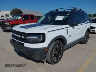 2023 Ford Bronco Sport Outer Banks z VIN 3FMCR9C69PRE08543, wystawiony jako IAAI lot #42086724 z przebiegiem 20 003 mil mil oraz . Historia ofert i sprzedaży dostępna na DreamBid. Obrazek 2.