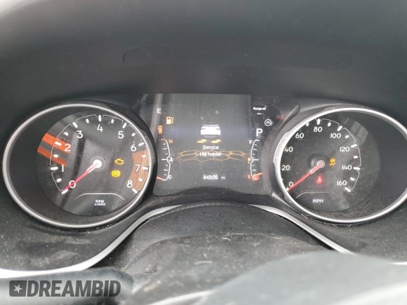 2019 Jeep Compass Latitude with VIN 3C4NJCBB3KT699410, listed as a Copart auction lot 59721025 with 44,506 mi miles and Non repairable. Bid and sale history available at DreamBid. Image 9.