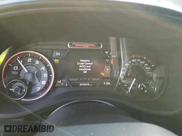 2022 Ram 1500 TRX with VIN 1C6SRFU98NN171865, listed as a Copart auction lot 87884115 with 12,015 mi miles and Clean title. Bid and sale history available at DreamBid. Image 9.
