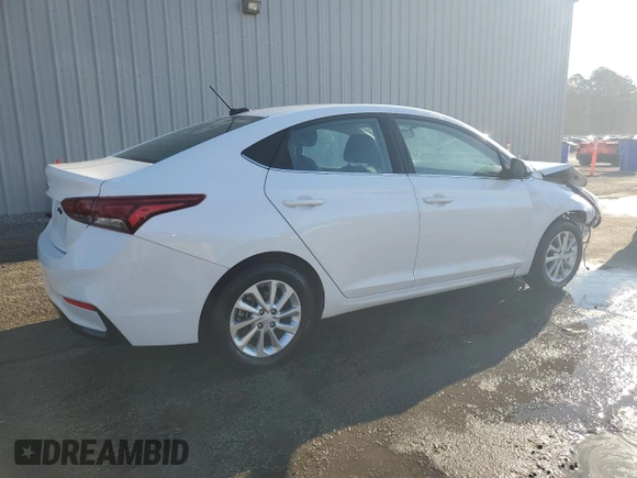 2022 Hyundai Accent SE with VIN 3KPC24A66NE176681, listed as a Copart auction lot 50429525 with 29,654 mi miles and Salvage Title. Bid and sale history available at DreamBid. Image 3.