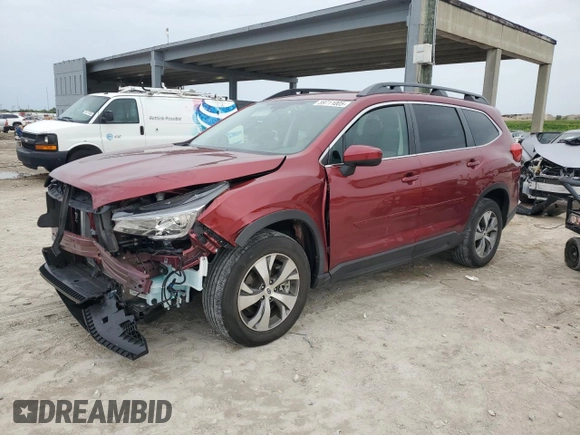 2019 Subaru Ascent Premium with VIN 4S4WMAFD0K3416738, listed as a Copart auction lot 59711005 with 12,751 mi miles and Salvage title. Bid and sale history available at DreamBid. Image 1.