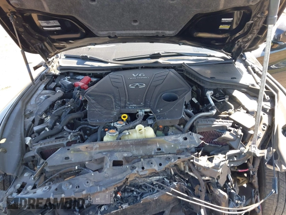 2019 Infiniti Q60 Luxe with VIN JN1EV7EL4KM290776, listed as a IAAI auction lot 42047865 with 33,926 mi miles and . Bid and sale history available at carsss.com. Image 10.