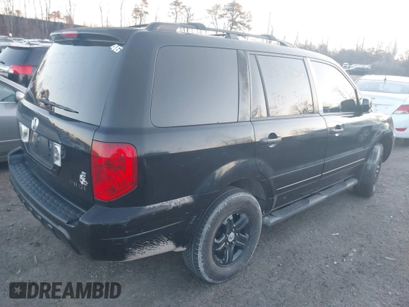 2003 Honda Pilot EX with VIN 2HKYF18423H506550, listed as a IAAI auction lot 41766510 with 999,999 mi miles. Bid and sale history available at carsss.com. Image 6.