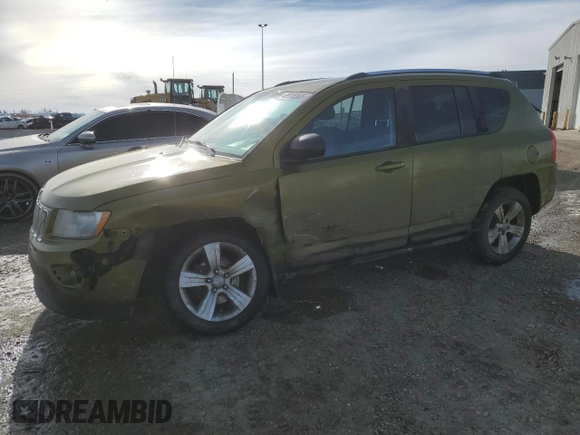 2012 Jeep Compass High Altitude with VIN 1C4NJDAB7CD554630, listed as a Copart auction lot 49915565 with 266,206 mi miles and Salvage Title. Bid and sale history available at carsss.com. Image 1.