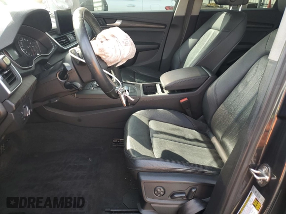 2019 Audi Q5 Premium with VIN WA1ANAFY4K2086553, listed as a Copart auction lot 46258075 with 97,817 mi miles and Non Repairable. Bid and sale history available at carsss.com. Image 7.