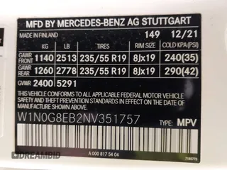 2022 Mercedes-Benz GLC 300 z VIN W1N0G8EB2NV351757, wystawiony jako IAAI lot #42097931 z przebiegiem 42 930 mil mil oraz . Historia ofert i sprzedaży dostępna na DreamBid. Obrazek 9.
