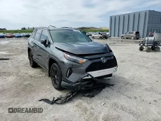 2024 Toyota RAV4 Hybrid XSE with VIN 2T3E6RFV4RW047617, listed as a Copart auction lot 49290335 with 24,190 mi miles and Salvage Title. Bid and sale history available at carsss.com. Image 12.