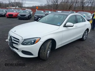 2015 Mercedes-Benz C-Class C 300 Luxury with VIN 55SWF4KBXFU052095, listed as a IAAI auction lot 41792142 with 104,177 mi miles. Bid and sale history available at carsss.com. Image 2.