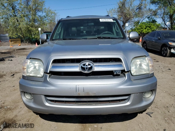 2006 Toyota Sequoia SR5 with VIN 5TDZT34A36S277623, listed as a Copart auction lot 53785415 with 0 mi miles and Clean Title. Bid and sale history available at carsss.com. Image 5.