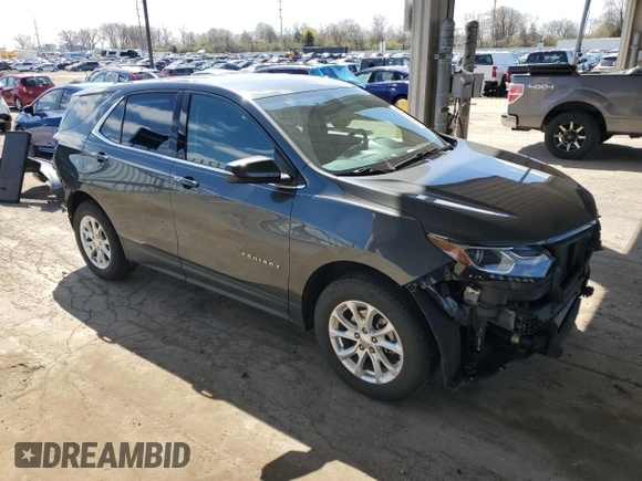 2018 Chevrolet Equinox LT with VIN 2GNAXSEV2J6346387, listed as a Copart auction lot 53259425 with 60,739 mi miles and Salvage Title. Bid and sale history available at DreamBid. Image 4.