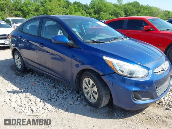 2016 Hyundai Accent SE with VIN KMHCT4AE0GU031186, listed as a IAAI auction lot 42027511 with 128,583 mi miles. Bid and sale history available at carsss.com. Image 1.