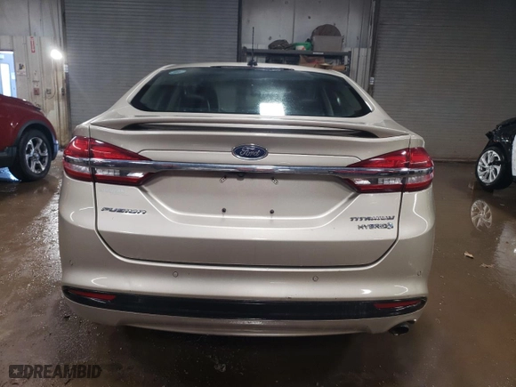 2018 Ford Fusion Hybrid Titanium with VIN 3FA6P0RU2JR192170, listed as a Copart auction lot 48724345 with 102,690 mi miles and Salvage Title. Bid and sale history available at carsss.com. Image 6.