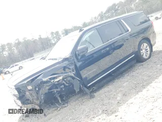 2021 GMC Yukon XL SLT z VIN 1GKS1GKD1MR463740, wystawiony jako Copart lot #49094145 z przebiegiem 188 617 mil mil oraz Szkoda całkowita • Salvage title. Historia ofert i sprzedaży dostępna na DreamBid. Obrazek 1.